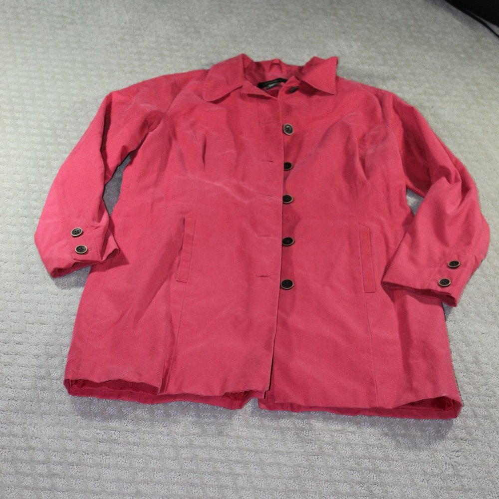 Eddie Bauer Size Large Vintage Red Rain Jacket
